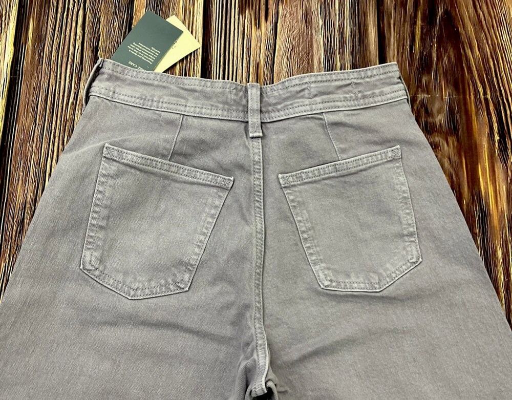 NWT Universal Thread High Rise Sailor Wide Leg Ankle Purple Jeans Womens 4 Reg